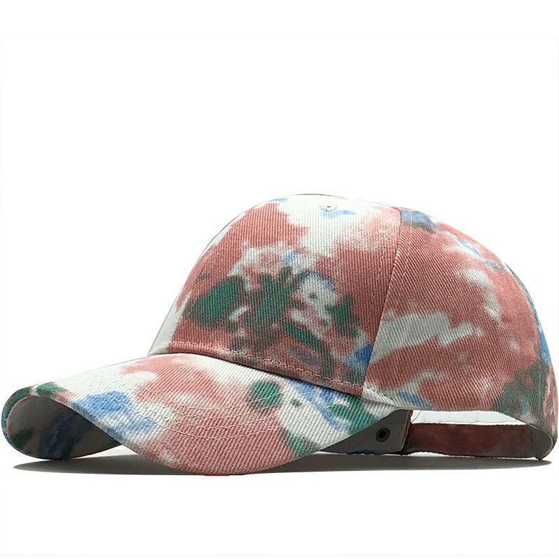 Tie-dye Baseball Peaked Cap Outdoor Casual Sun-proof Hat