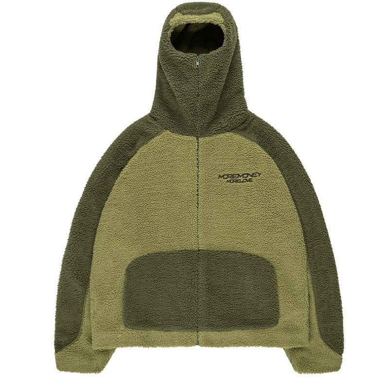 Lambswool Personalized Fashion Hoodie Warm Coat