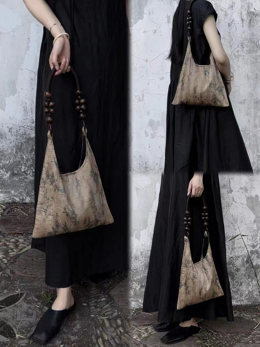Bamboo Leaf Print Bag