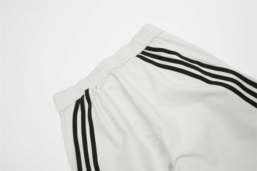 Around Three Bars Patchwork Casual Pants Men - BAGMODA