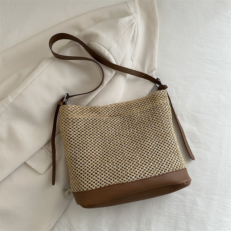Seaside Vacation Beach Woven Straw Bag