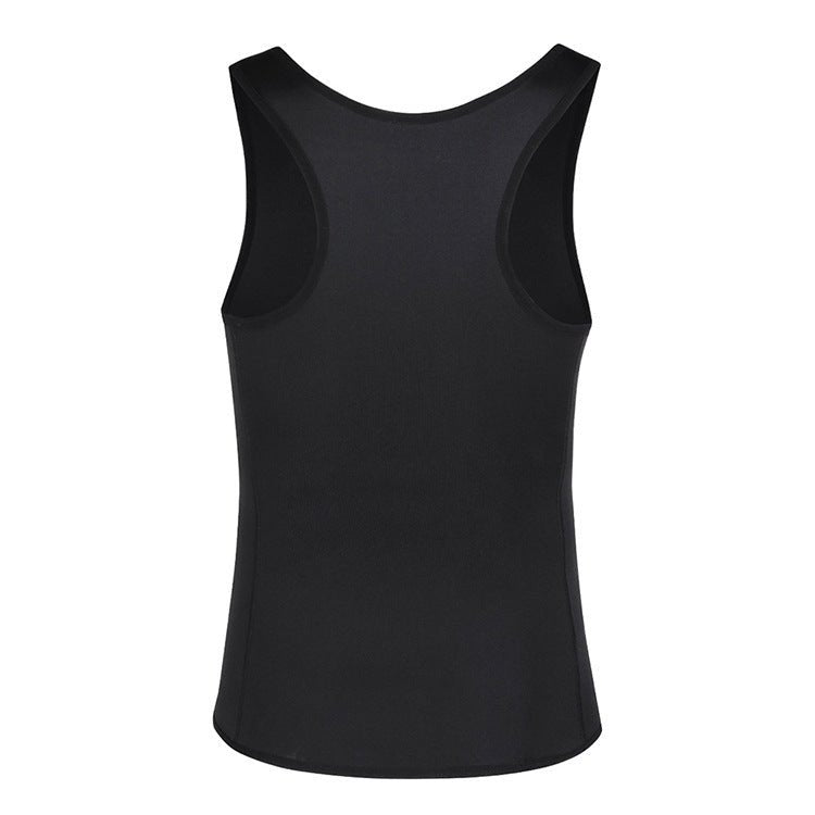 Men's Fitness Clothing Shapewear Three - breasted Waistcoat - BAGMODA
