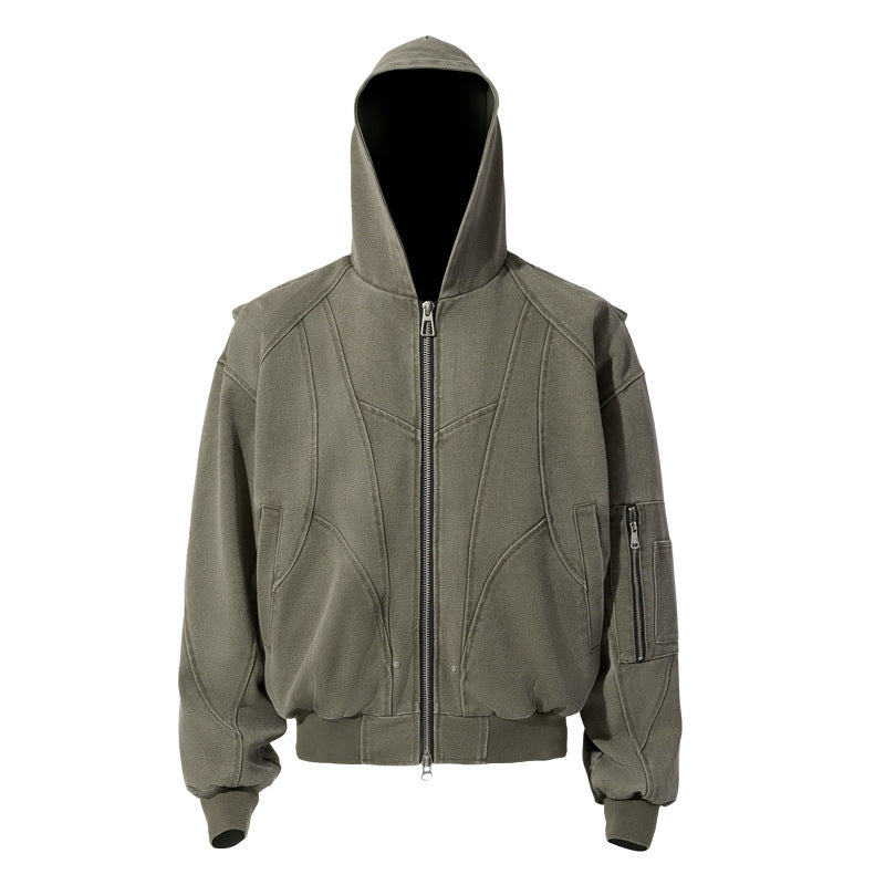 Coat Men's Heavy Canvas Washed Jacket Workwear