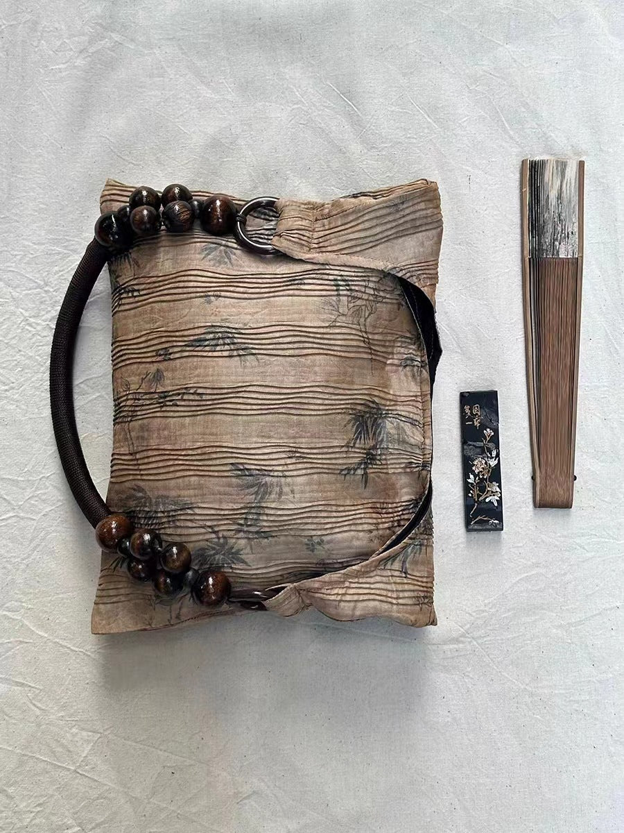 Bamboo Leaf Print Bag