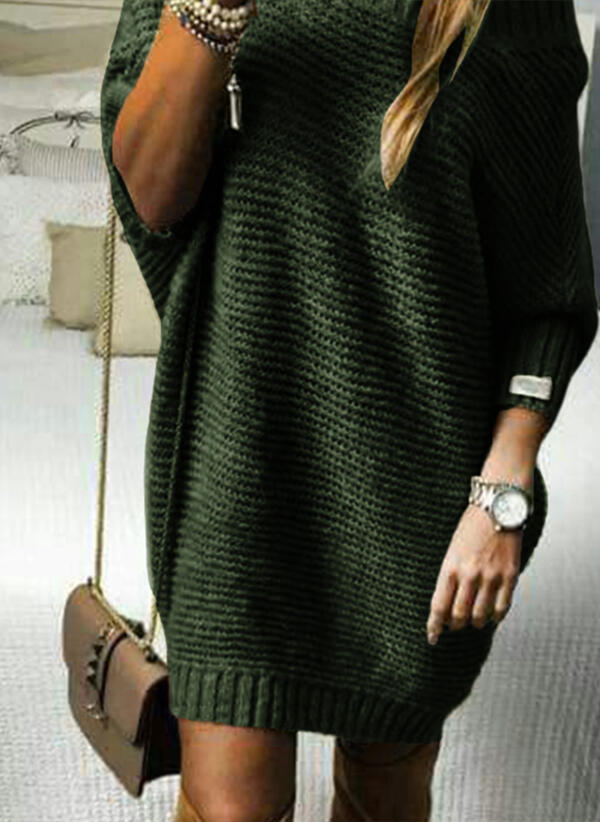 Women's Long Knitwear Pure Color Sweater Women's Clothing