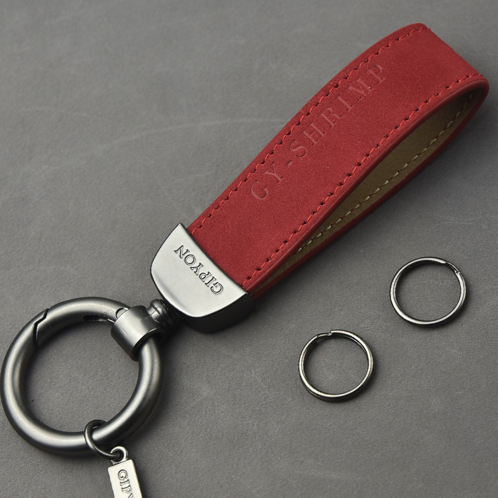 Car Key Ring Genuine Leather Pendant