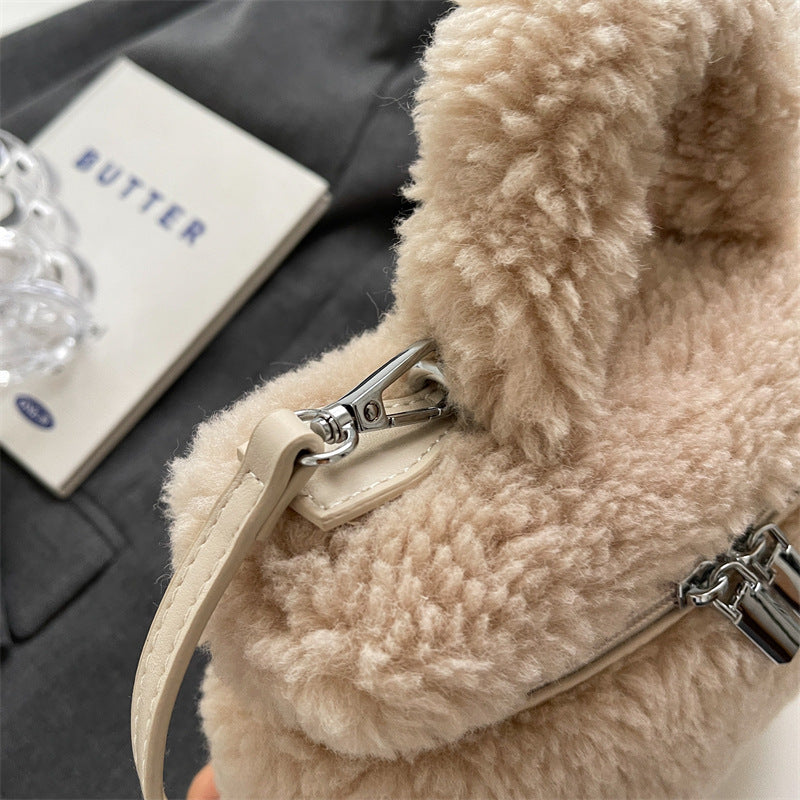 Lamb Wool Plush Bags