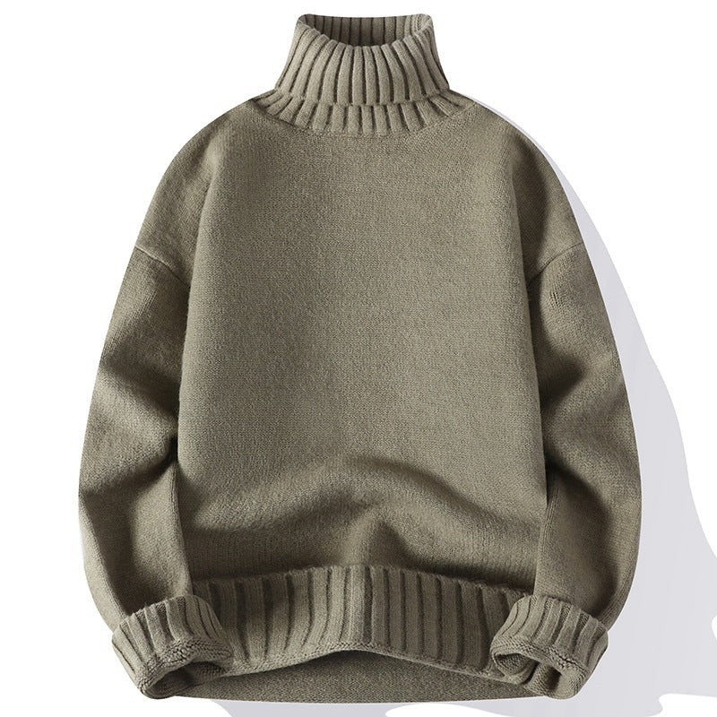 Turtleneck Sweater Men's Fashion Korean Slim Fit