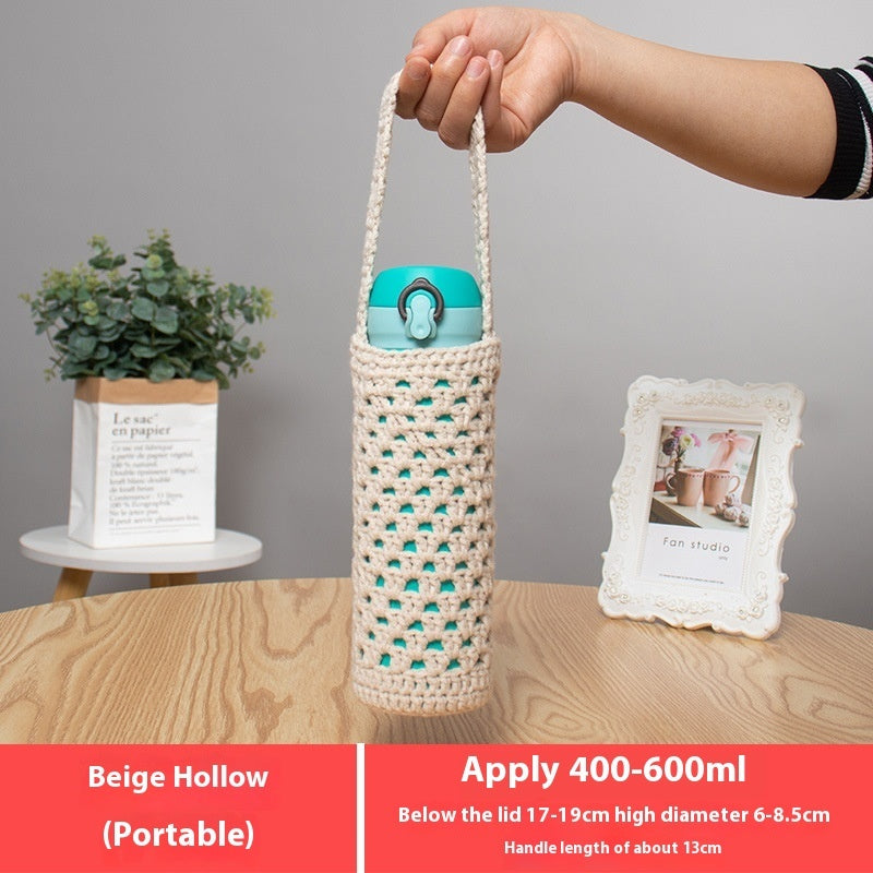 Cup Cover Crossbody Long Strap Vacuum Cup Glass Universal