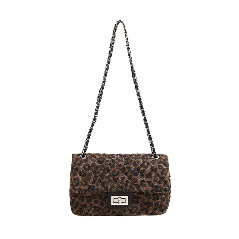 Leopard Print Shoulder Bag