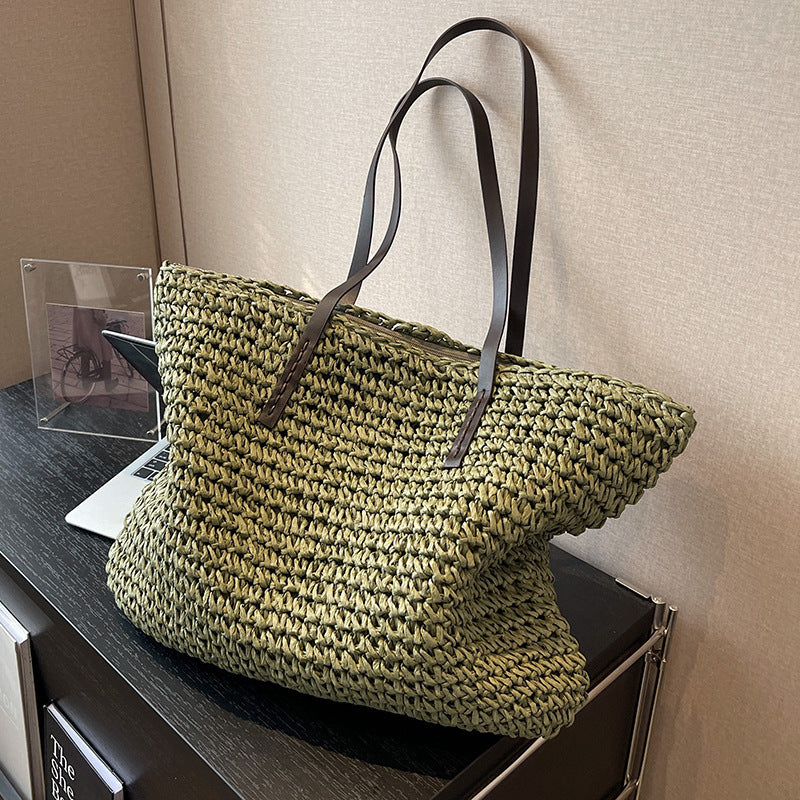 PalmHaven Woven Bag