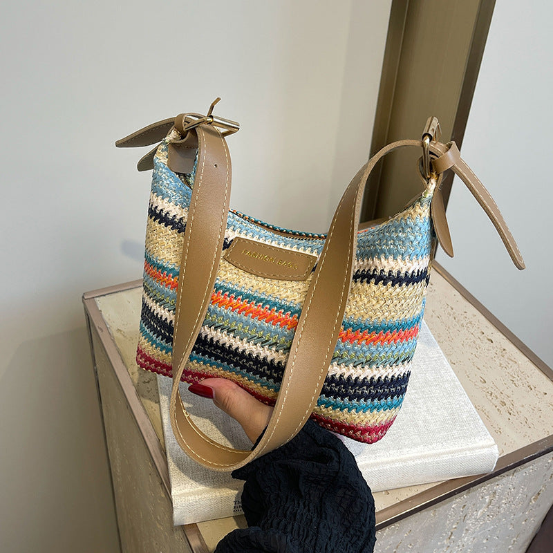 Casual Chic Woven Tote Bag