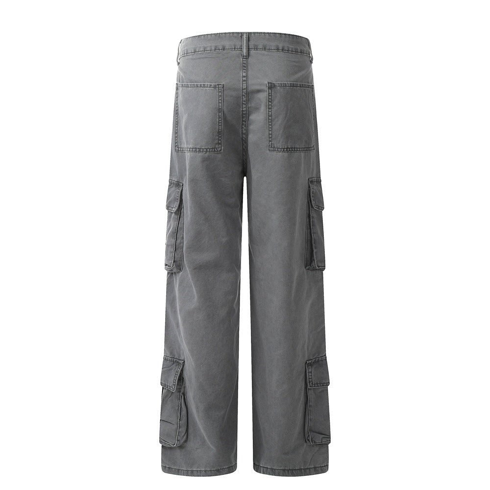 Fashion Personality Multi - pocket Cargo Pants Men - BAGMODA