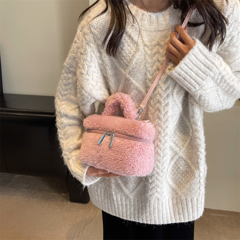 Lamb Wool Plush Bags