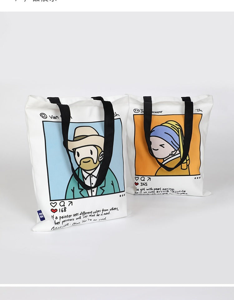 Illustration Ins Style Cute Canvas Bag