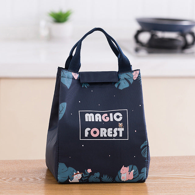 Magic Forest Insulation Bag Thickened Portable Insulation Fresh-keeping Lunch Bag