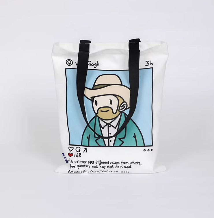 Illustration Ins Style Cute Canvas Bag