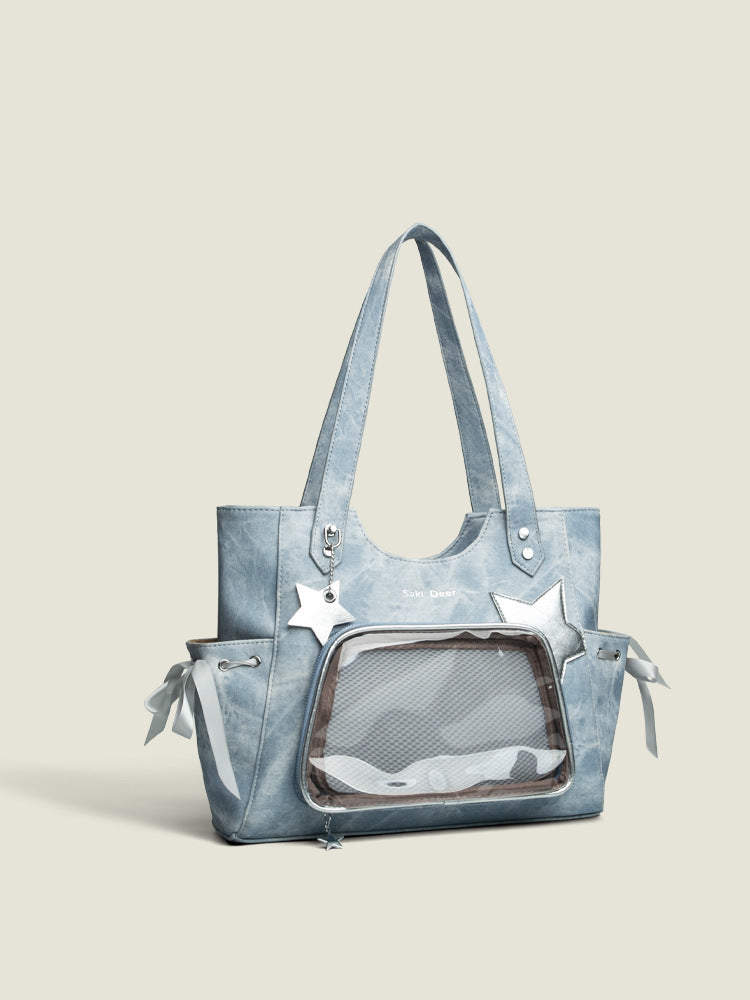 Clear Japanese-Style Tote Bag