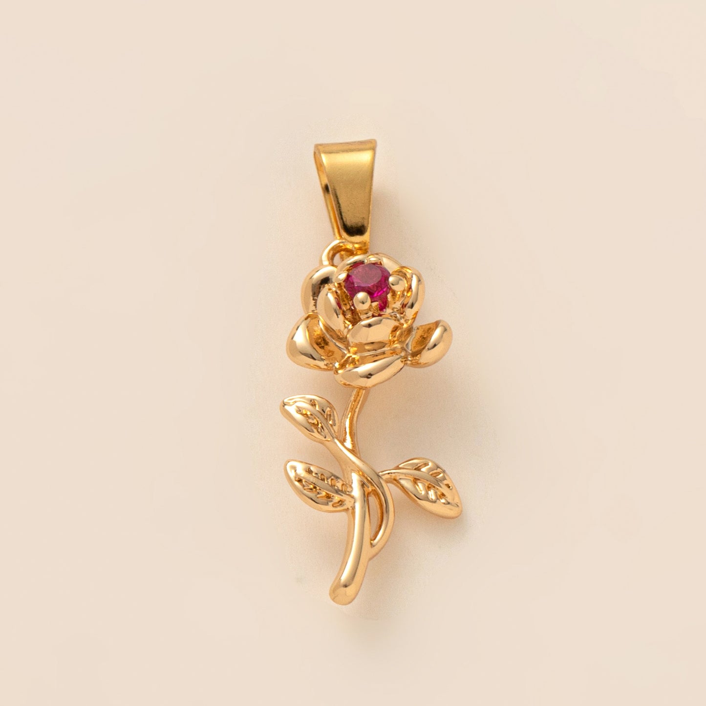 Food Rose Cherry Love Weather Cross Rectangular Pendant