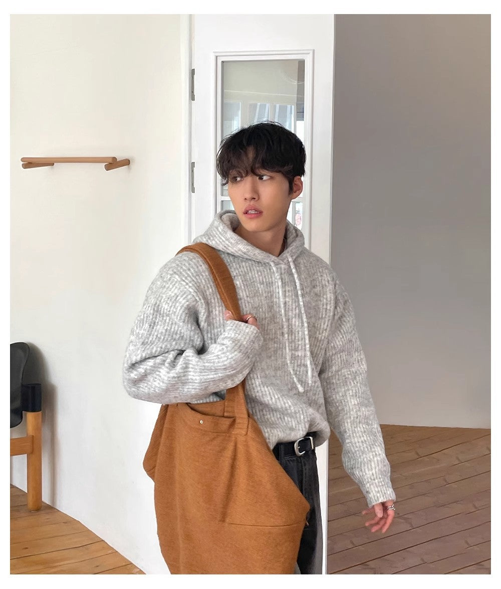 Slouchy Style Thickens The Fluffy Sweater Jacket