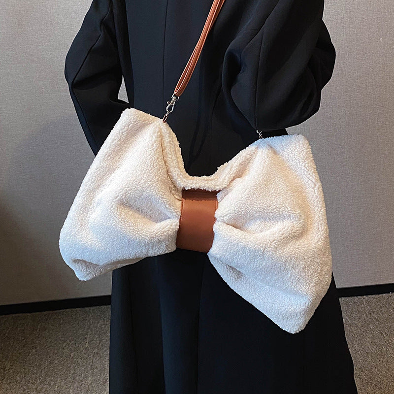 Trendy Canvas Bow Bag