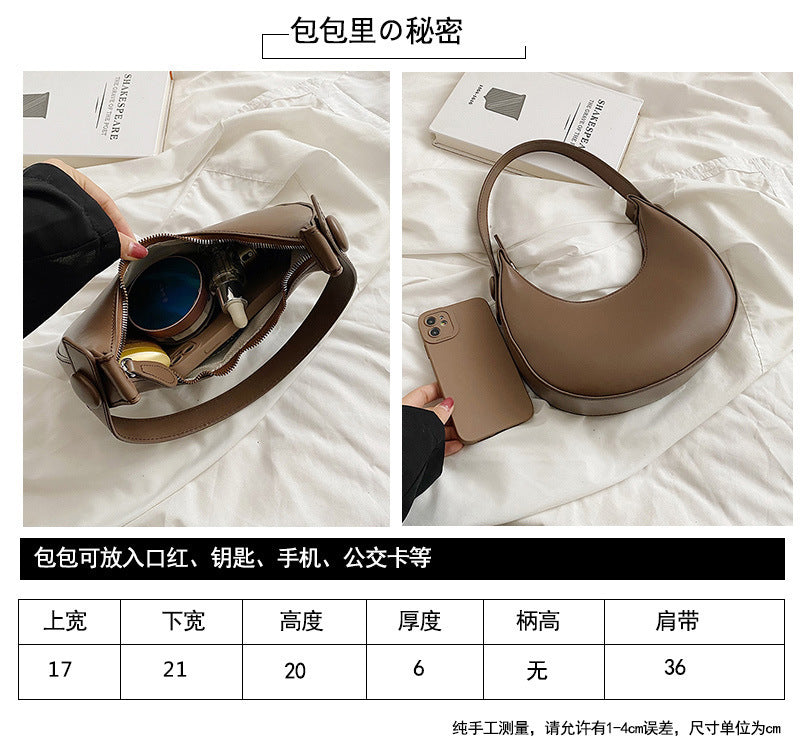 Swevra Half Moon Bag