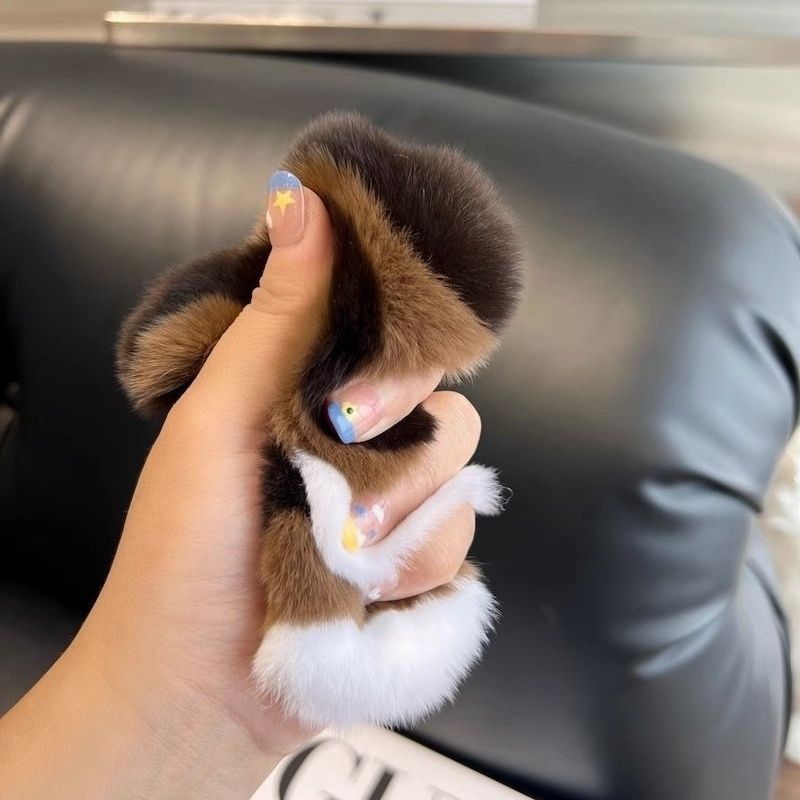 Car Key Ring Pendant Plush Doll