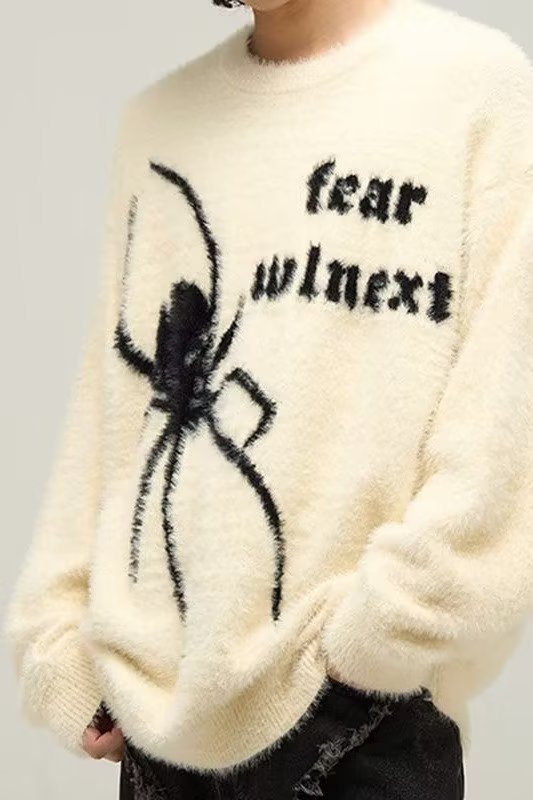Retro Minority Spider Sweater All-match Fashion Knitwear