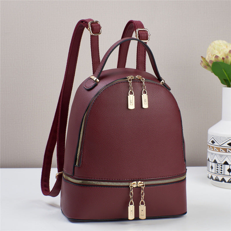 Bolsa de viaje de cuero suave de gran capacidad