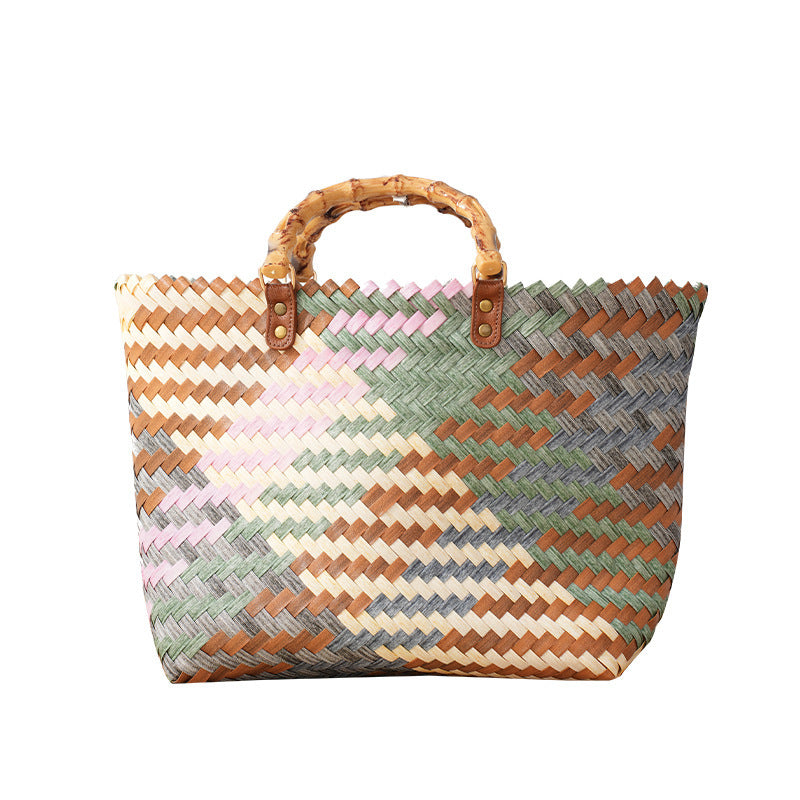 Women's Straw Bag Portable Large Capacity Tote Bag