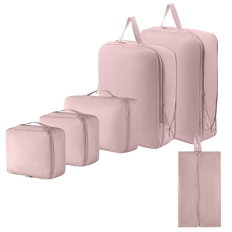 Travel Buggy Bag Memory Cloth Six-piece Compressed Clothing Luggage