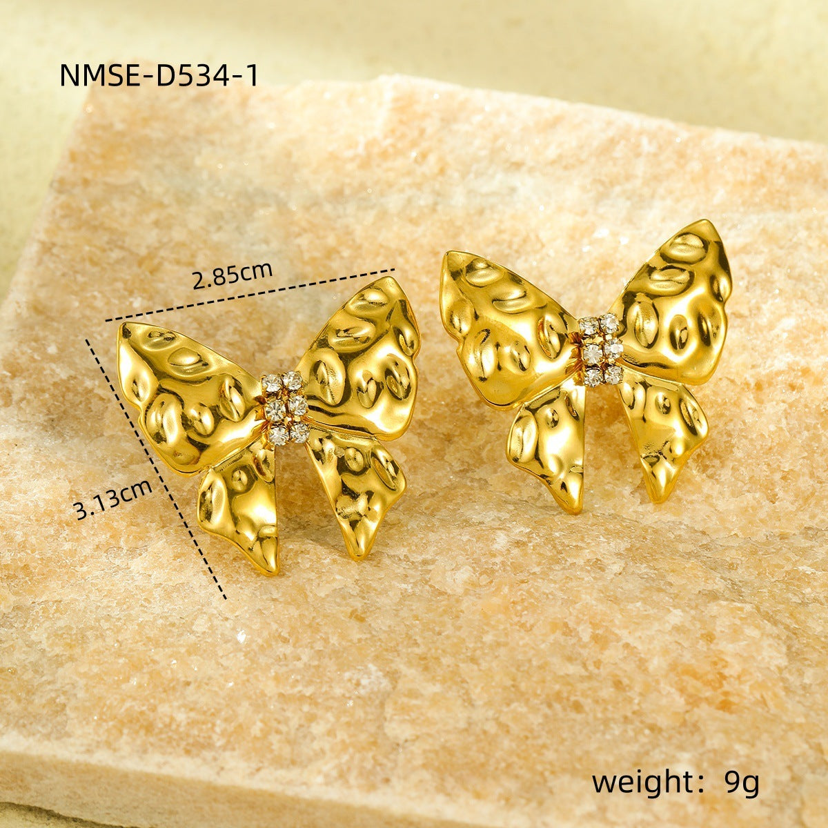 European And American Design Fashion Bowknot Earrings
