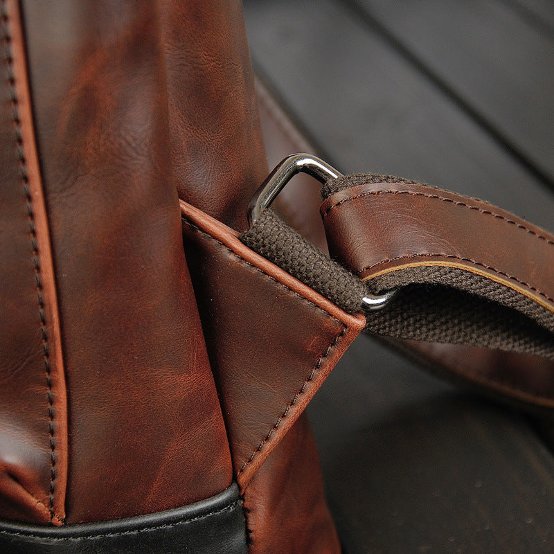 Bagmoda Cowhide Leather Travel Backpack