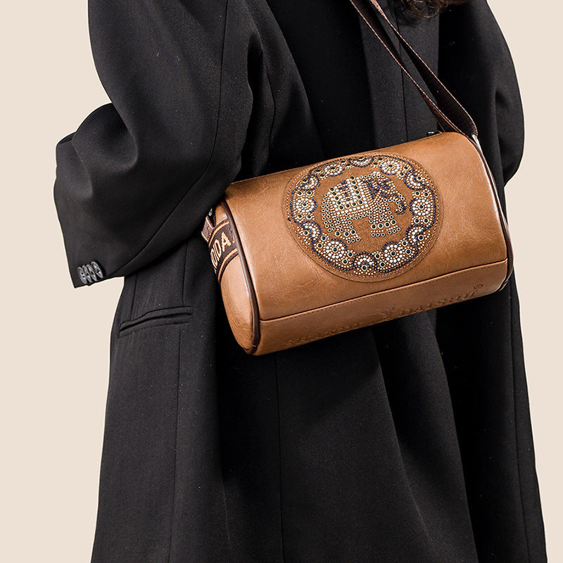Colored Diamond Shoulder Bag