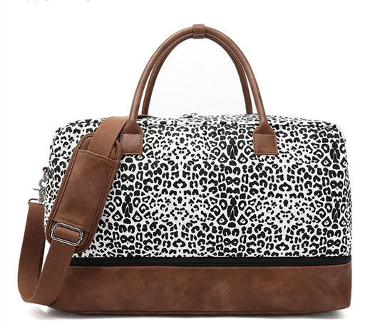 Canvas Hand Luggage Oblique Back Travel Bag