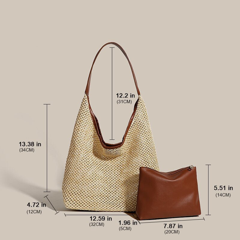 Elegant Woven Summer Tote