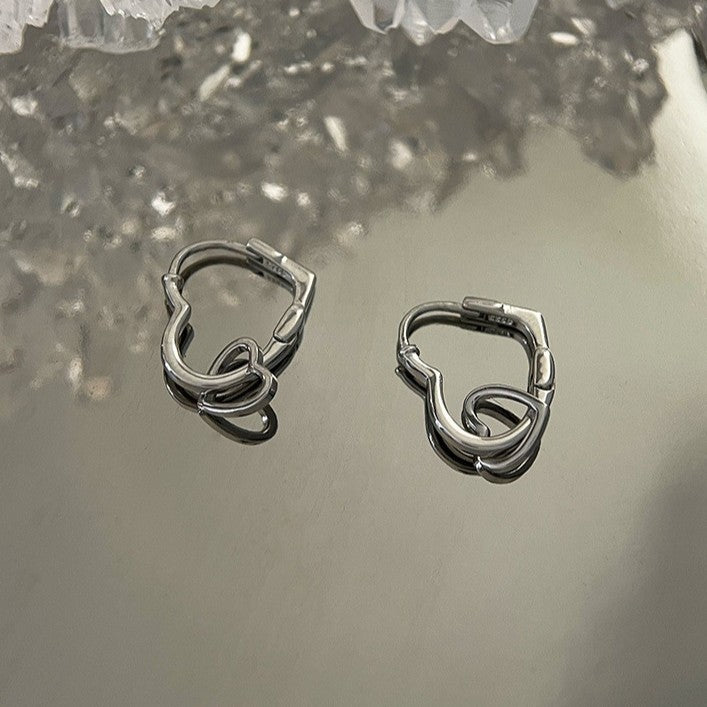 Love Ear Ring Women's New Trendy Earrings Special Fun Design Light Luxury