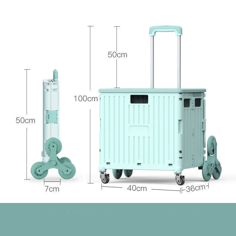 Carrito de compras plegable