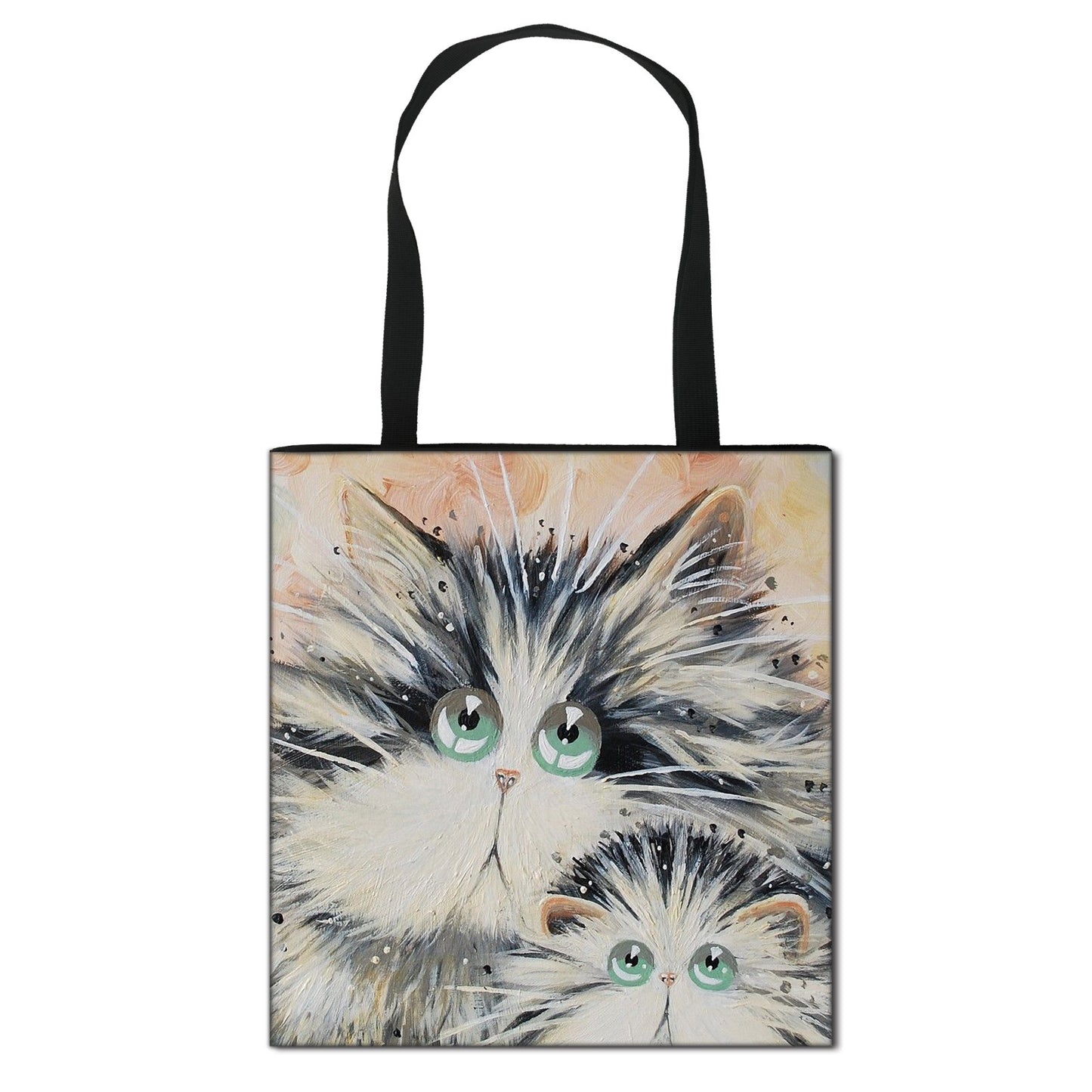 Foldable Cartoon Print Student Bag Tote Bag