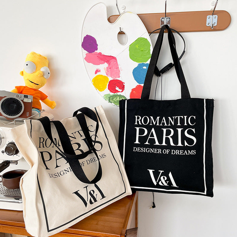 Shoulder Bag Female Shopping Bag Literary Style Simple