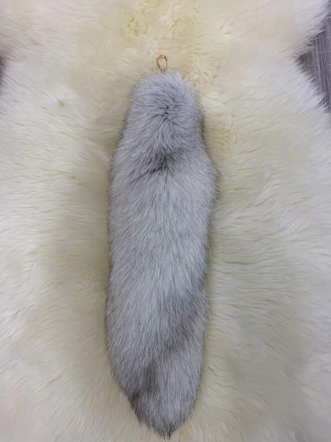 Personalized Plush Fox Tail Pendant Bag Hanging Ornaments