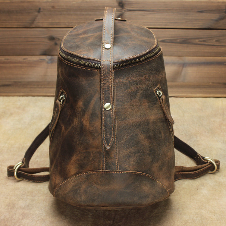 Caverton Classic Leather Backpack