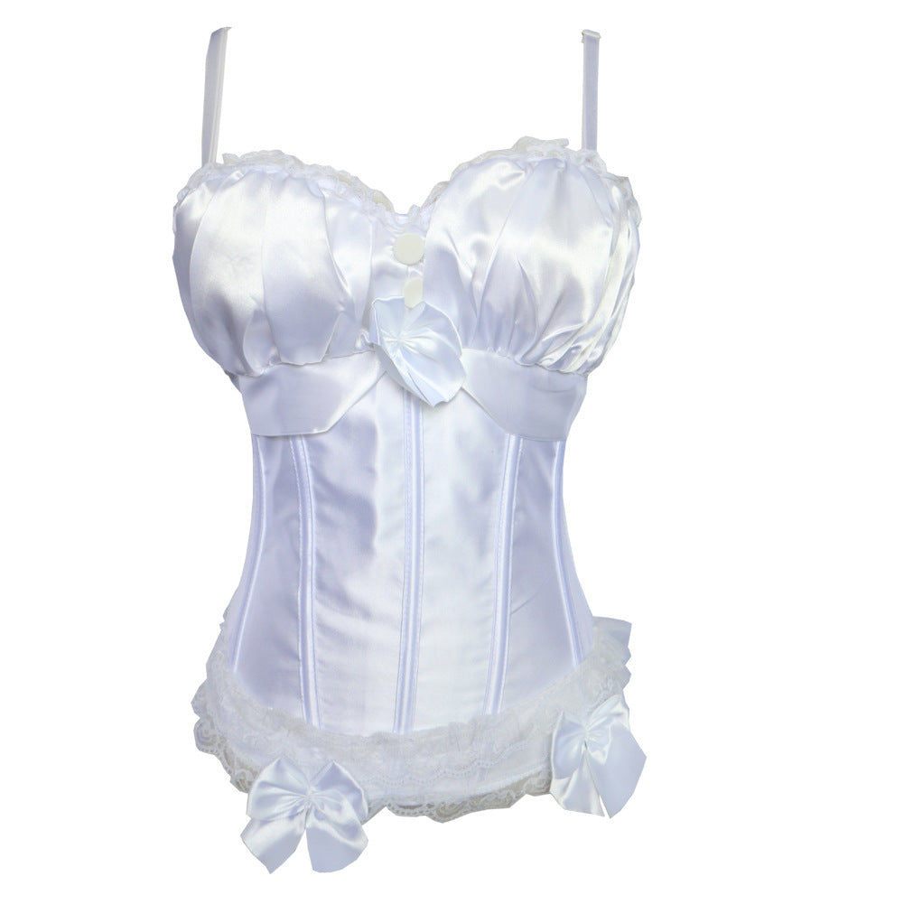 Black And White Erotic Lingeriecourt Corset