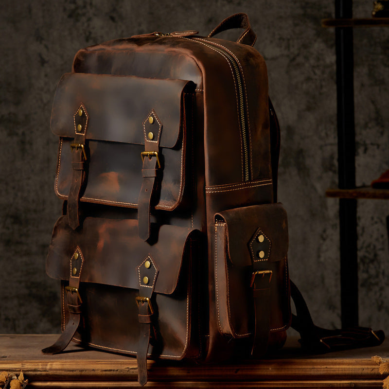 Handmade Horse Leather Backpack