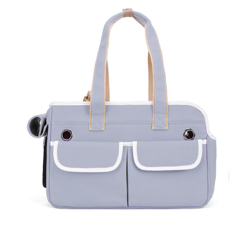Outdoor Breathable Canvas Portable Portable Pet Bag