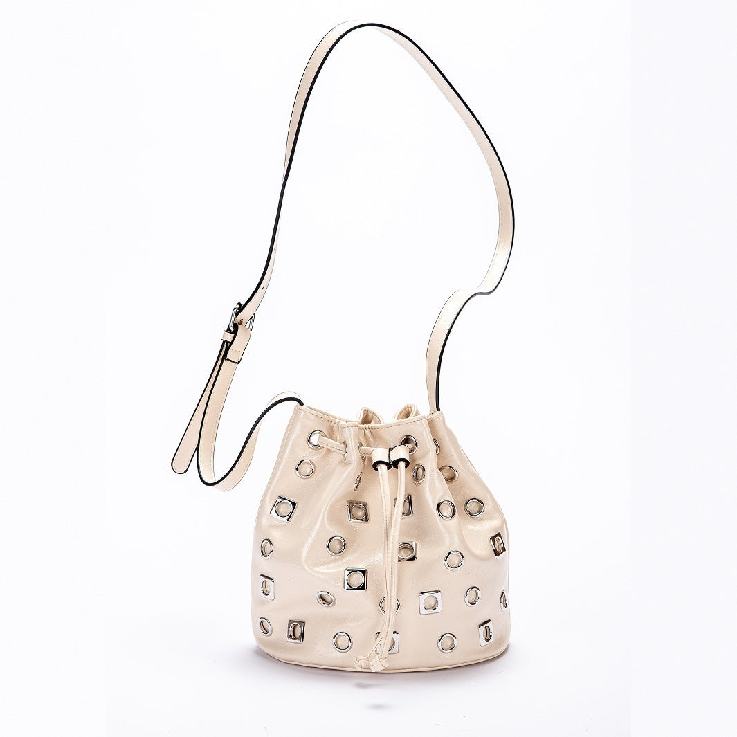Chic Suede Bucket Bag