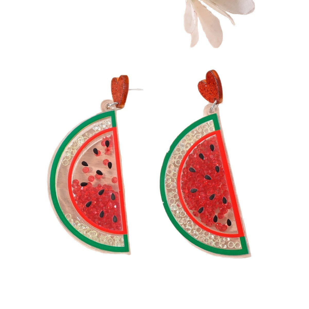 Cherry Strawberry Watermelon Pineapple Coconut Cake Ice Cream Earrings For Women