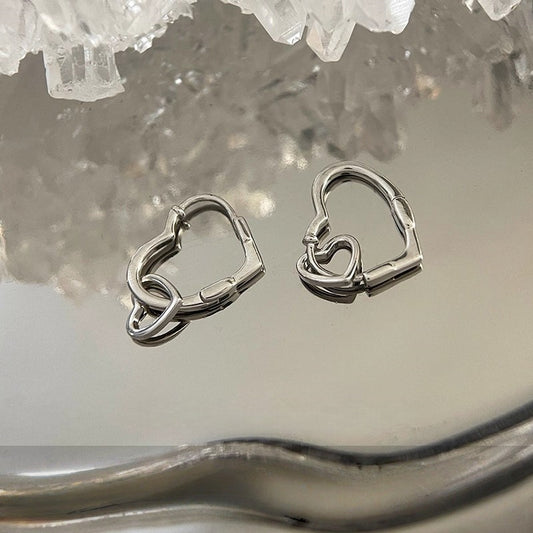 Love Ear Ring Women's New Trendy Earrings Special Fun Design Light Luxury