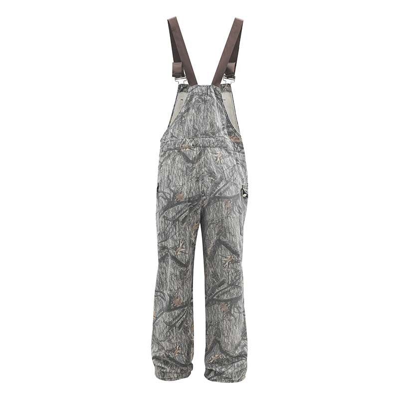 American Retro Branch Deciduous Camouflage Suspender Pants Men And Women - BAGMODA