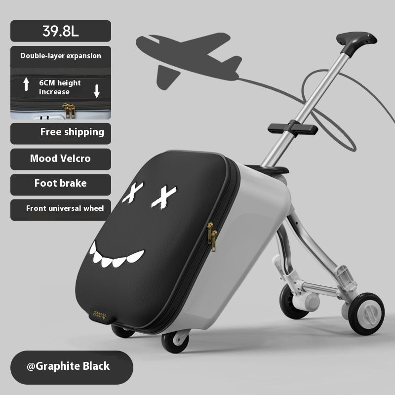 Children's Riding And Boarding Machine Trolley Case